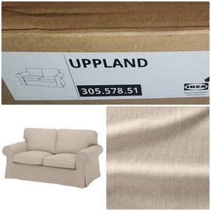 IKEA UPPLAND Slipcover Cover for loveseat, Hillared beige 305.578.51